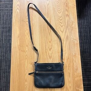 Kate Spade Black Leather Crossbody Bag